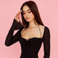 KHALANI SIDE SLIT MINI DRESS